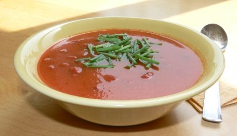 Суп пюре с томатом
